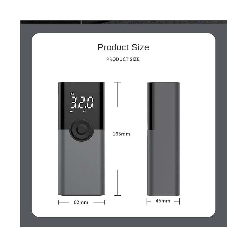 Car 7.4v Inflator Pump Portable Handheld Wireless Charging Digital Display with Light Car Motorcycle
