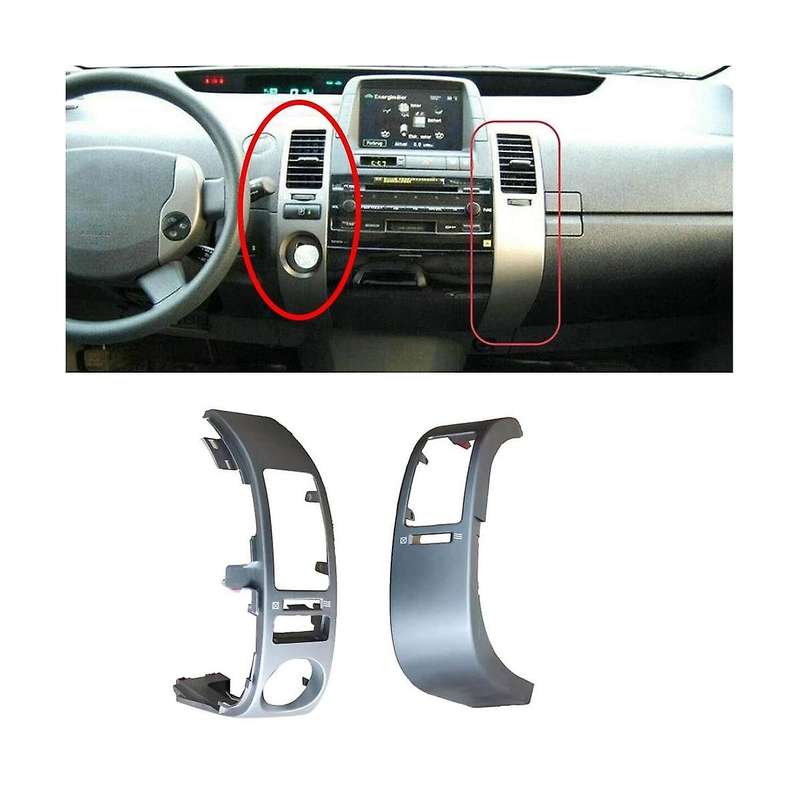 Car A/c Dashboard Air Trim Plate Panel Middle Air Outlet Frame Cover for Prius 2004 -2009