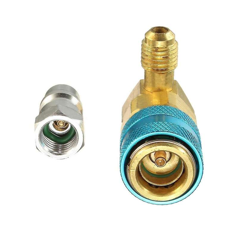 Car A/C Oil & Dye Injector Low R12 or R134A Quick Coupler Adapter Kit