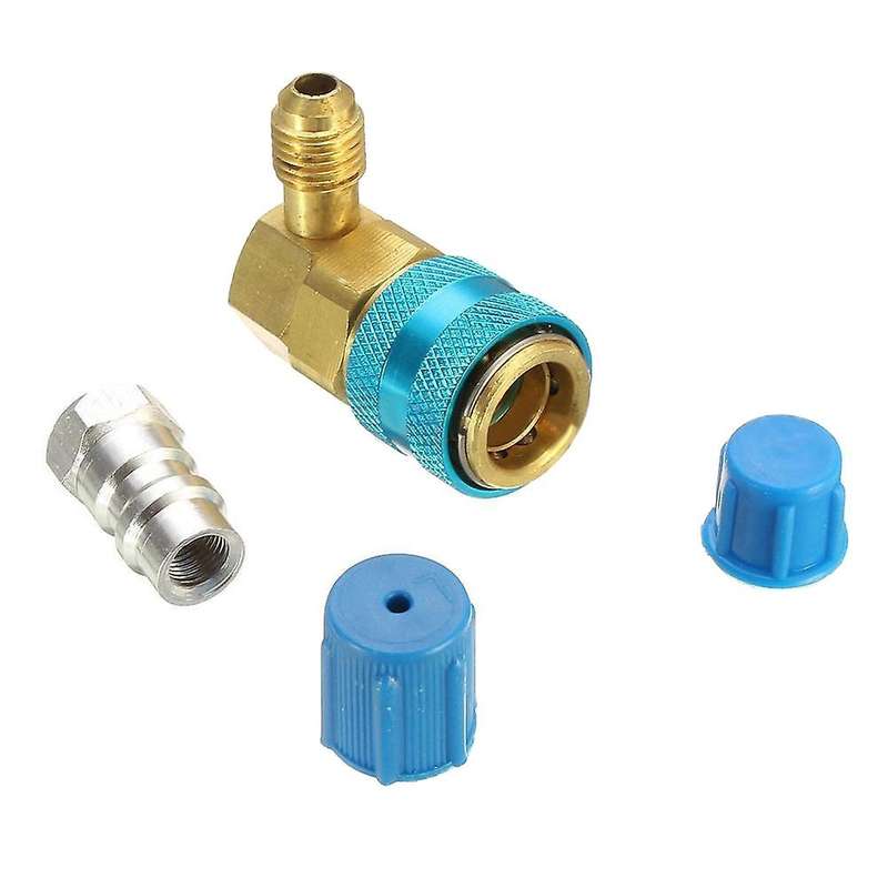Car A/C Oil & Dye Injector Low R12 or R134A Quick Coupler Adapter Kit