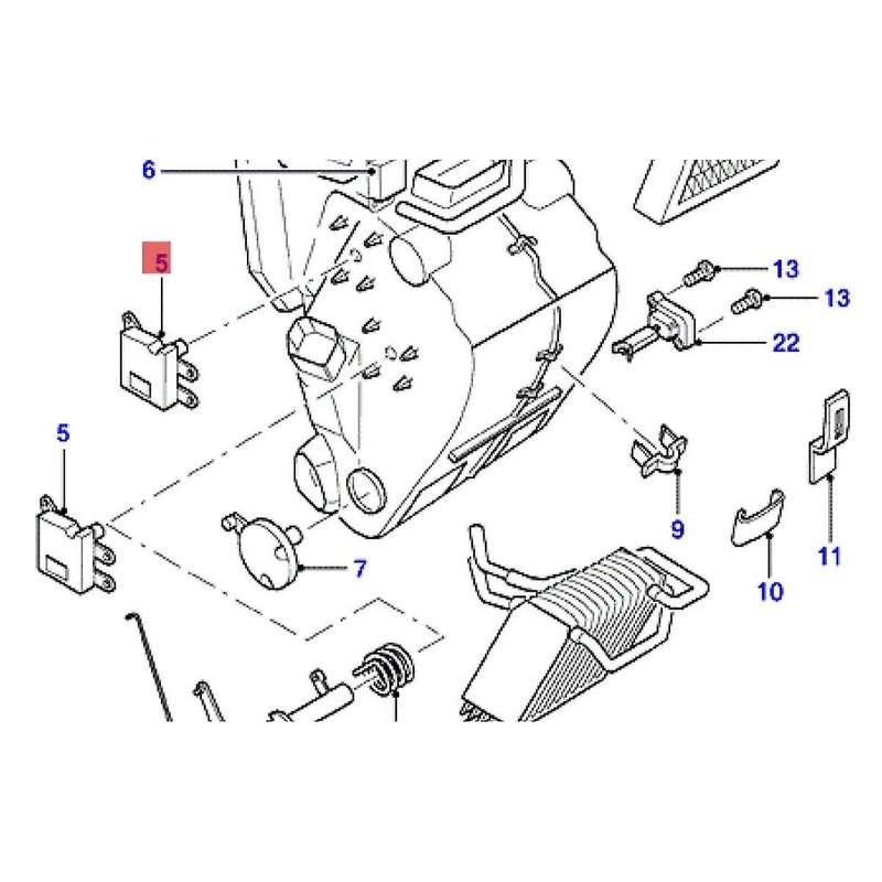 Car A/C Heater Temperature Control Actuator 95VW-19E616-AC for Transit T12 T15 V347 1995-2012 Heatin