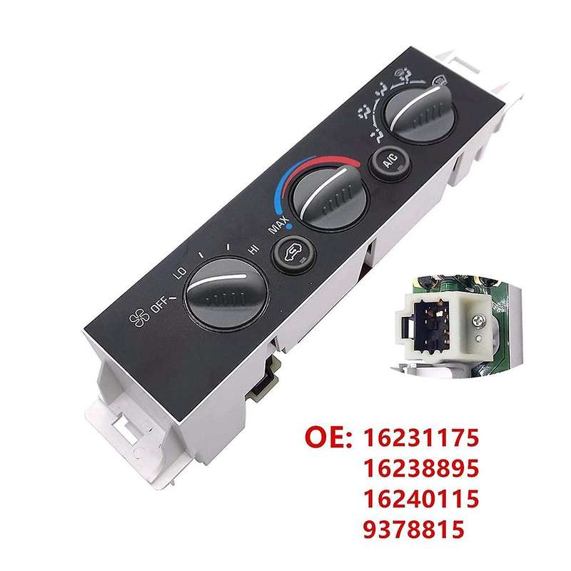 Car A/c Heater Control Panel for C1500 C2500 C3500 K1500 K2500 K3500 1996-2000 09378815 16231175 59