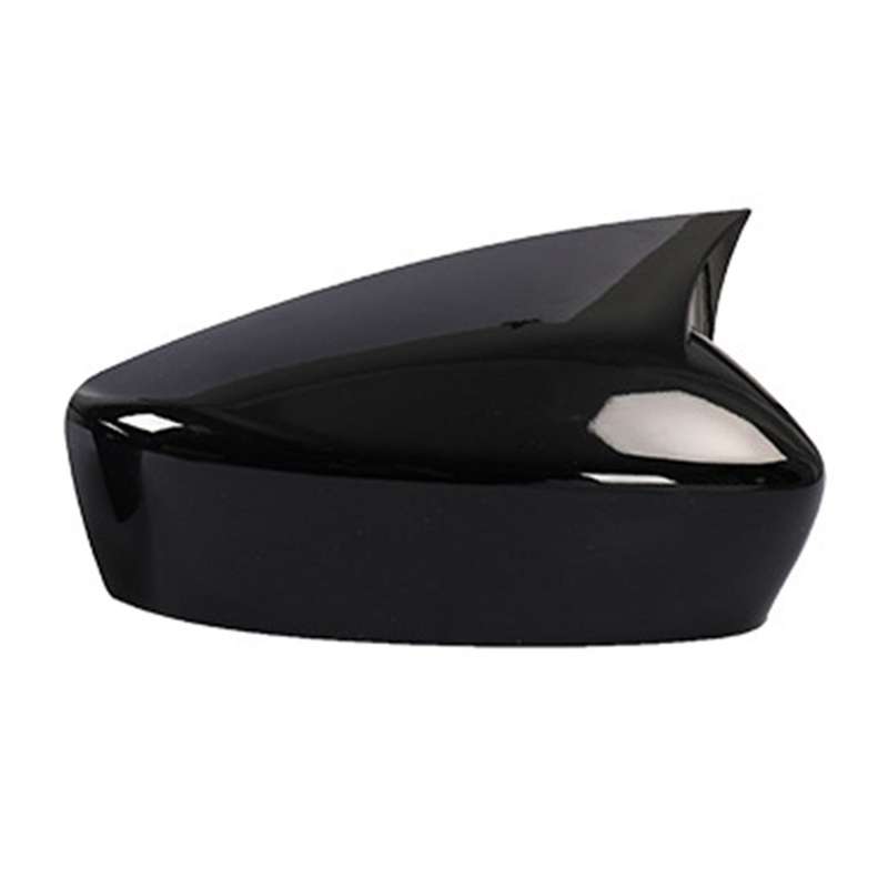 Car ABS Black External Side Door Rear View Mirror Cover Mirror Cap for Axela 2017-2018