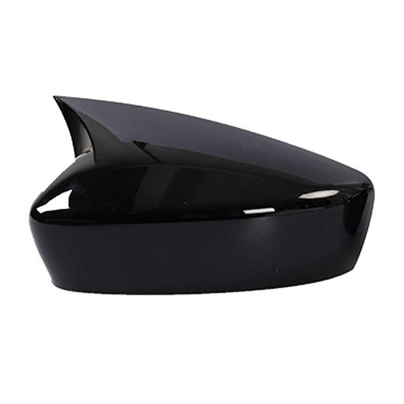 Car ABS Black External Side Door Rear View Mirror Cover Mirror Cap for Axela 2017-2018