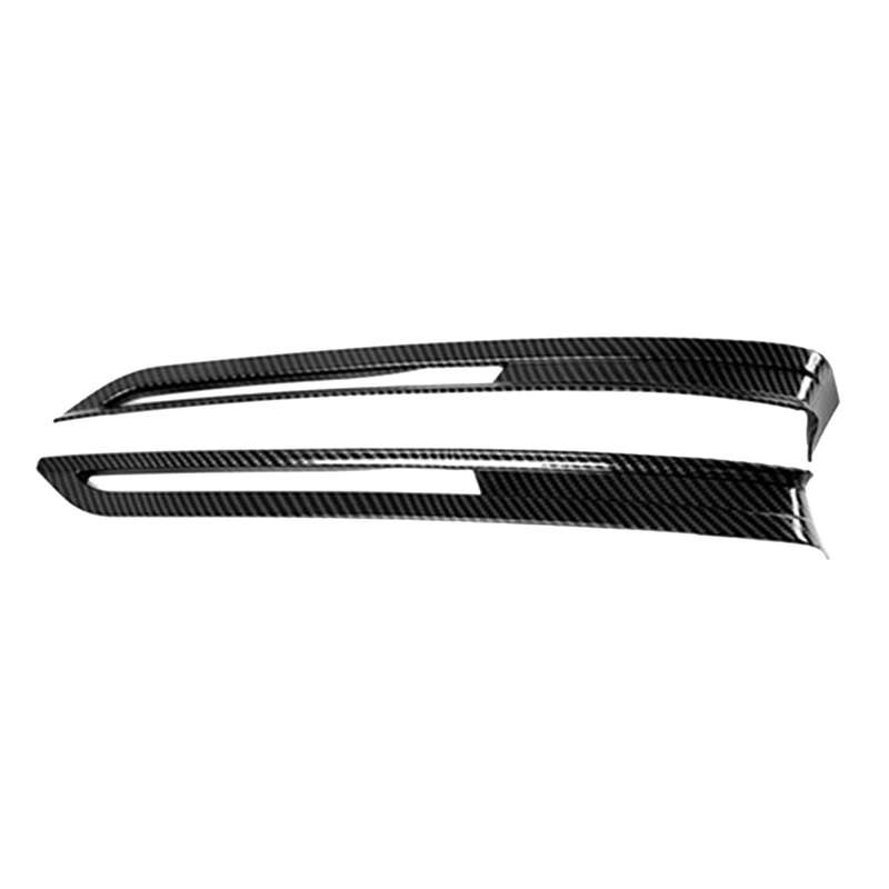 Car ABS Carbon Fiber Front Bumper Fog Light Lamp Frame Cover Trim for CX30 -30 2020 2021