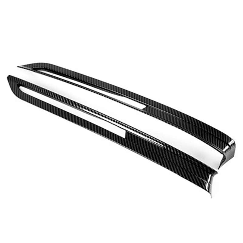 Car ABS Carbon Fiber Front Bumper Fog Light Lamp Frame Cover Trim for CX30 -30 2020 2021