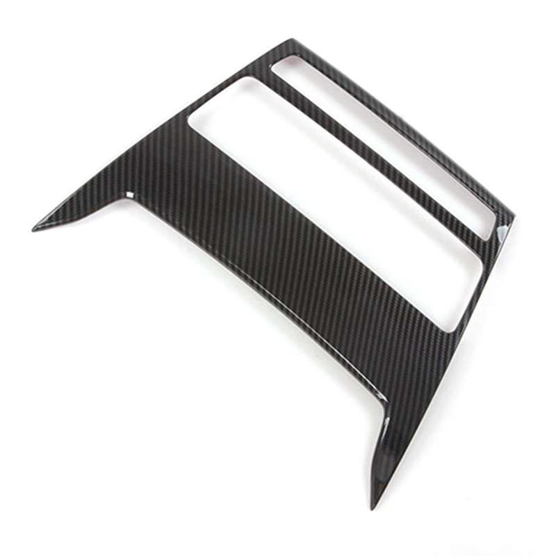 Car ABS Carbon Fiber Center Console Outlet Panel Trim Cover for Eclipse 2018 2019