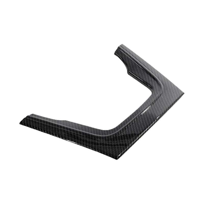 Car Abs Carbon Fiber Center Control Panel U-shaped Frame Cover Trim Fit for Xt5 2016-2017