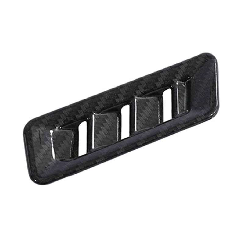 Car Abs Carbon Fiber Dashboard Front Upper a Pillar Small Air Conditioner Vent Outlet Decoration Co