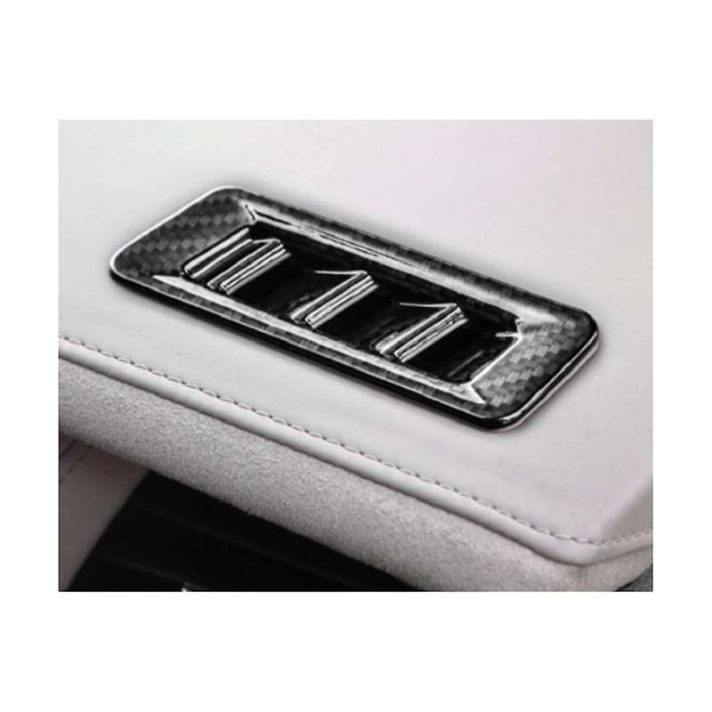 Car Abs Carbon Fiber Dashboard Front Upper a Pillar Small Air Conditioner Vent Outlet Decoration Co