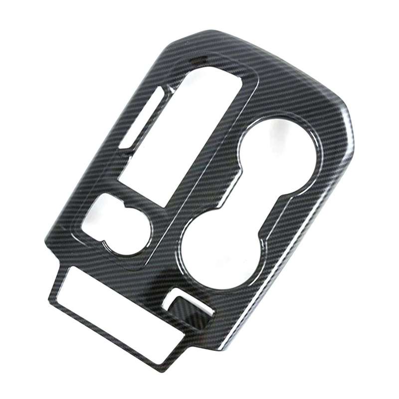 Car ABS Carbon Fiber Gear Shift Panel Decoration Cover Trim for 2019-2020 Accessories