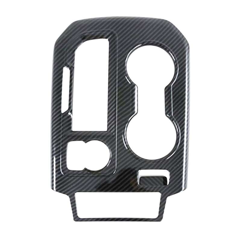 Car ABS Carbon Fiber Gear Shift Panel Decoration Cover Trim for 2019-2020 Accessories