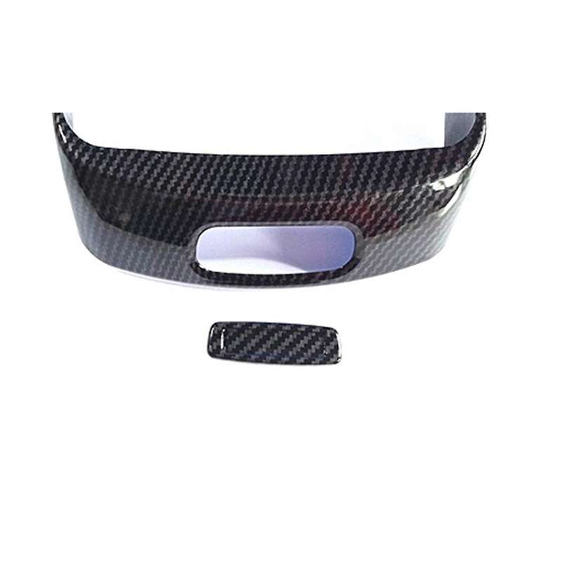 Car Abs Carbon Fiber Interior Center Armrest Box Switch Cover Trim for A Class 2019-2022 A180l A200