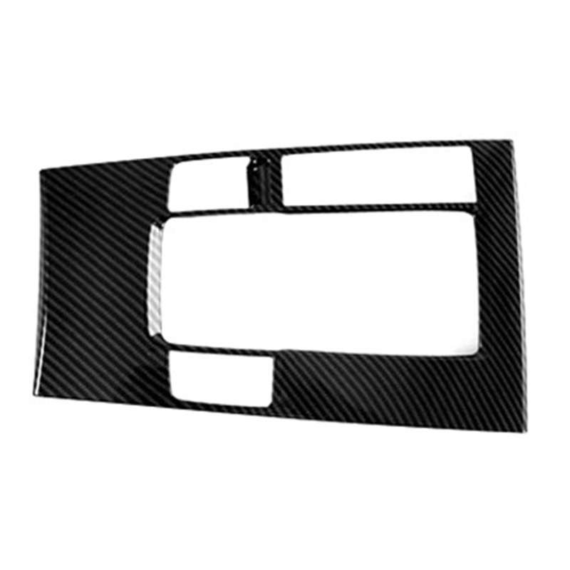 Car ABS Carbon Fiber Interior Center Console Gear Shift Panel Cover Frame Trim Sticker for 3 Axela 2