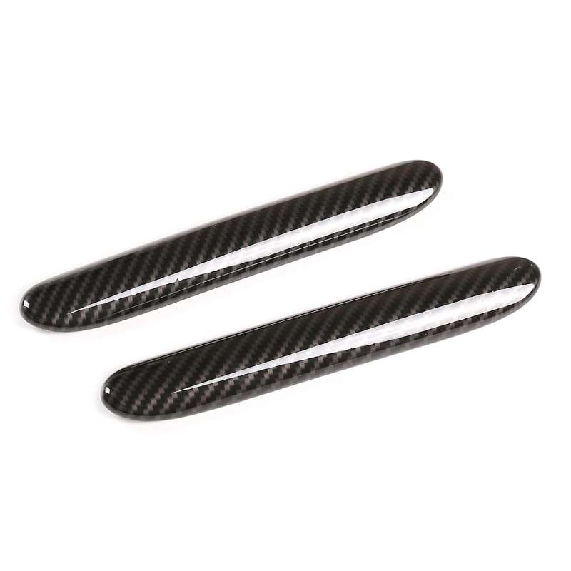 Car ABS Carbon Fiber Rear Handle Decoration Strip Cover Trim Accessories for 110 2020