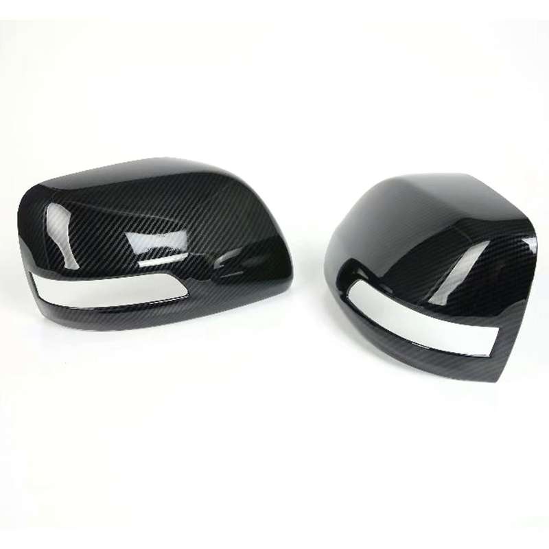Car ABS Carbon Fiber Rear View Mirror Cover Trim Caps for Land Cruiser Prado 150 FJ150 2018 2019 202
