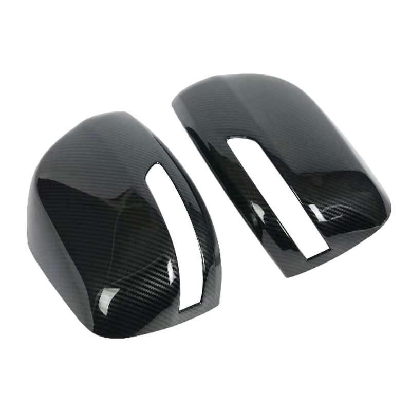Car ABS Carbon Fiber Rear View Mirror Cover Trim Caps for Land Cruiser Prado 150 FJ150 2018 2019 202