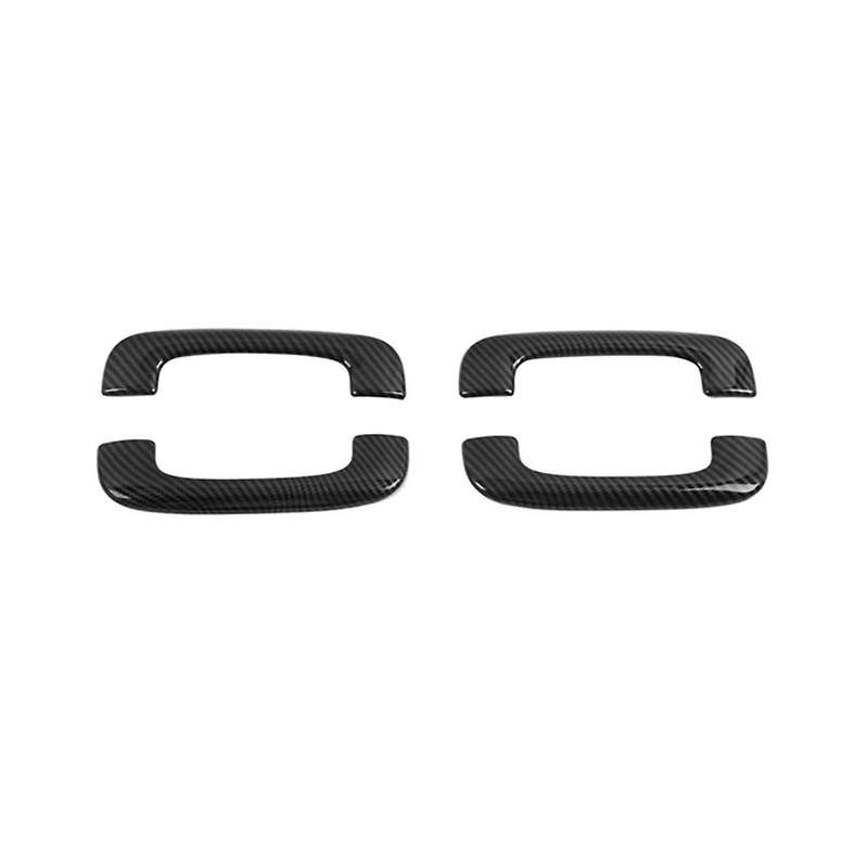 Car Abs Carbon Fiber Interior Roof Handle Cover Trim for Charger 2015-2020 Accessories