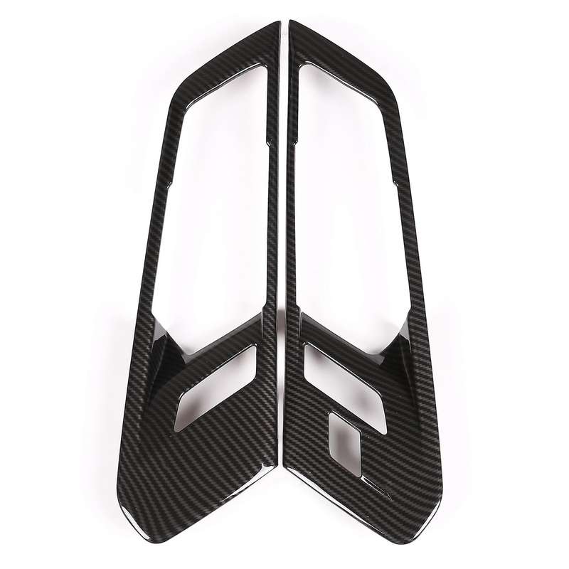 Car ABS Carbon Fiber Interior Door Handle Trim Accessories for - X5 G05 2019
