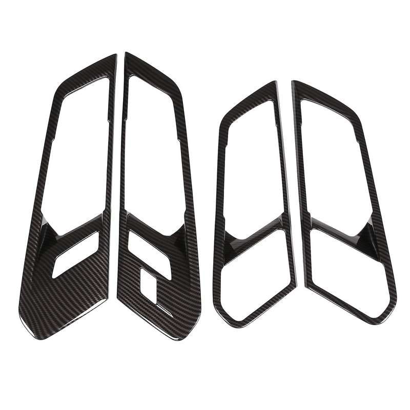 Car ABS Carbon Fiber Interior Door Handle Trim Accessories for - X5 G05 2019