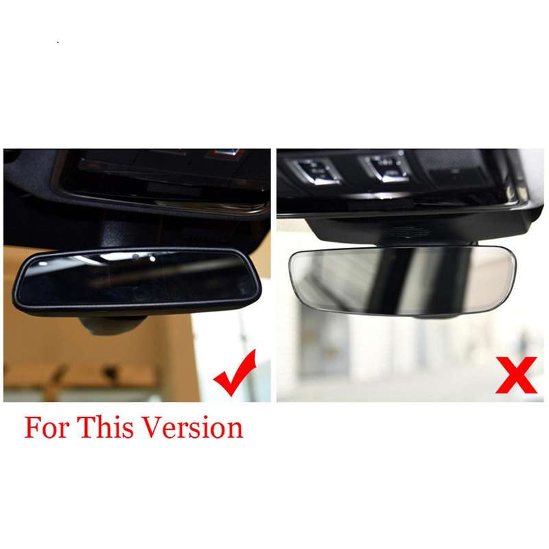 Car ABS Carbon Fiber Interior Rearview Mirror Frame Trim for 4 Range Sport Evoque
