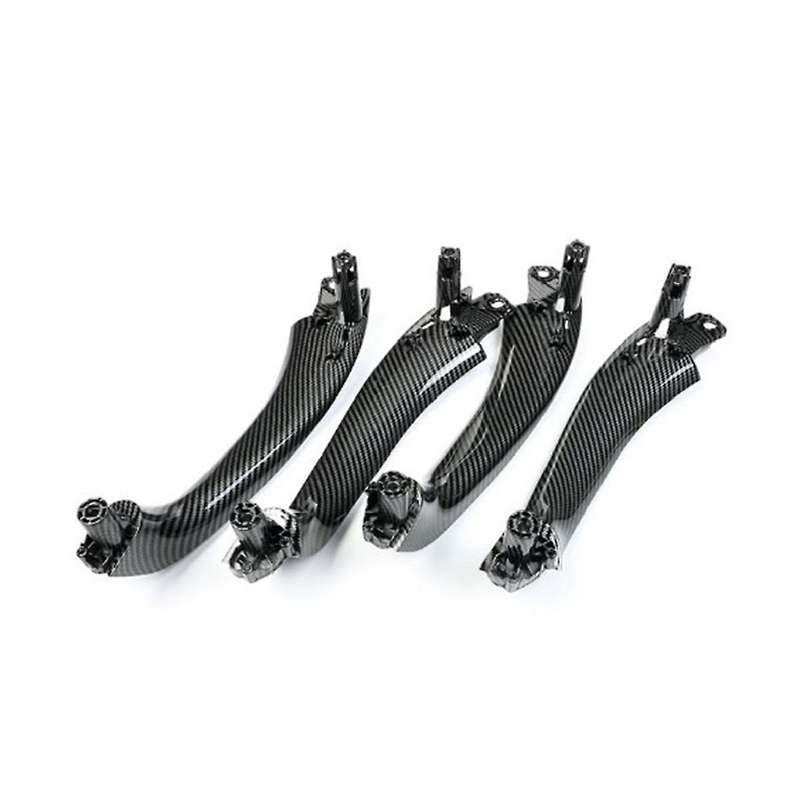 Car Abs Carbon Fiber Interior Door Handle Decorative Cover for X3 X4 G01 G02 2018 -2023