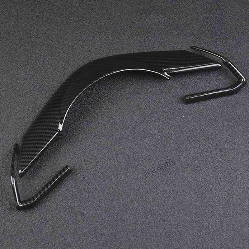 Car ABS Carbon Fiber Interior Steering Wheel Button Cover Inner Trims for CX5 2018 Sequin Decorate C