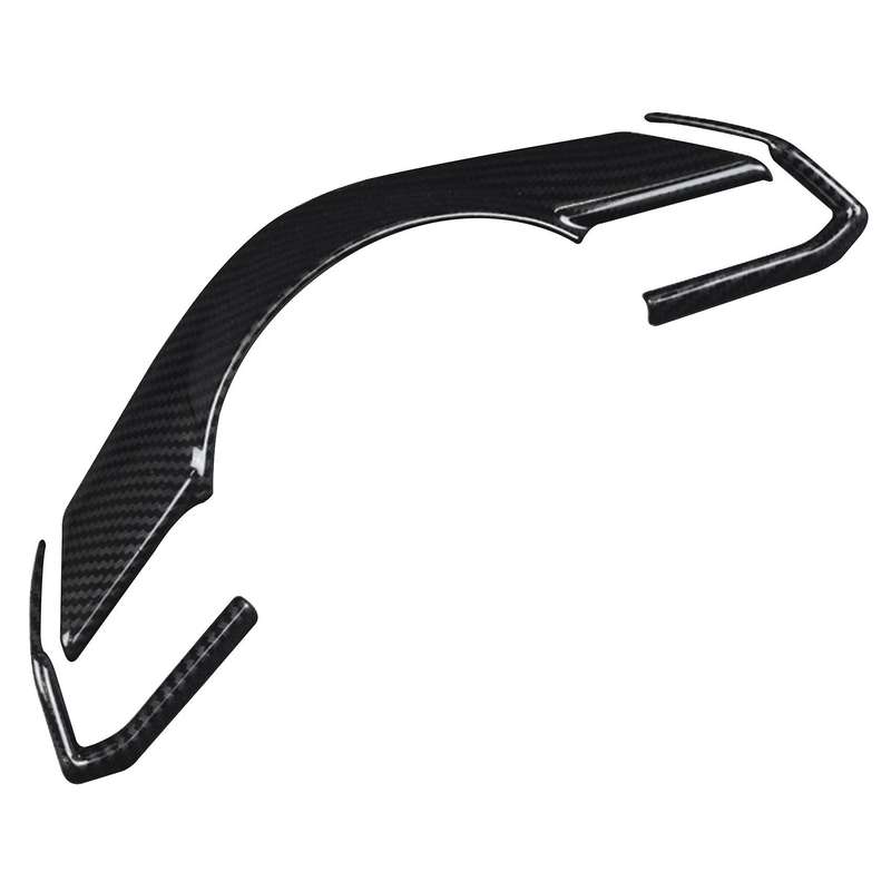 Car ABS Carbon Fiber Interior Steering Wheel Button Cover Inner Trims for CX5 2018 Sequin Decorate C