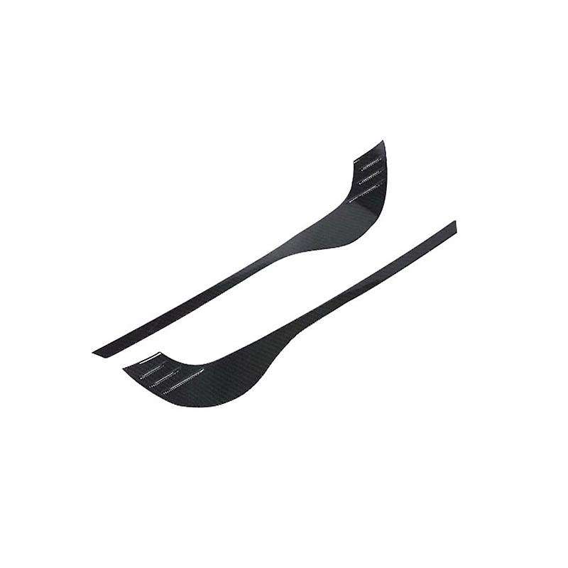 Car ABS Carbon Look Front Fog Light Eyelids Fog Lamp Eyebrows Cover Trim for -5 CX5 2017- 2020 Car A