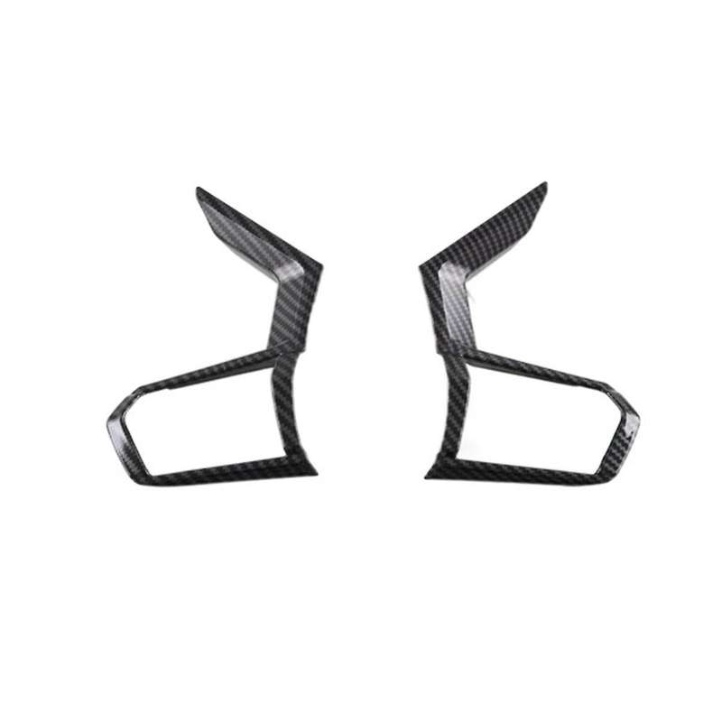 Car Abs Carbon Fiber Steering Wheel Cover Trim Sticker for 2022 2023 Car Accessories