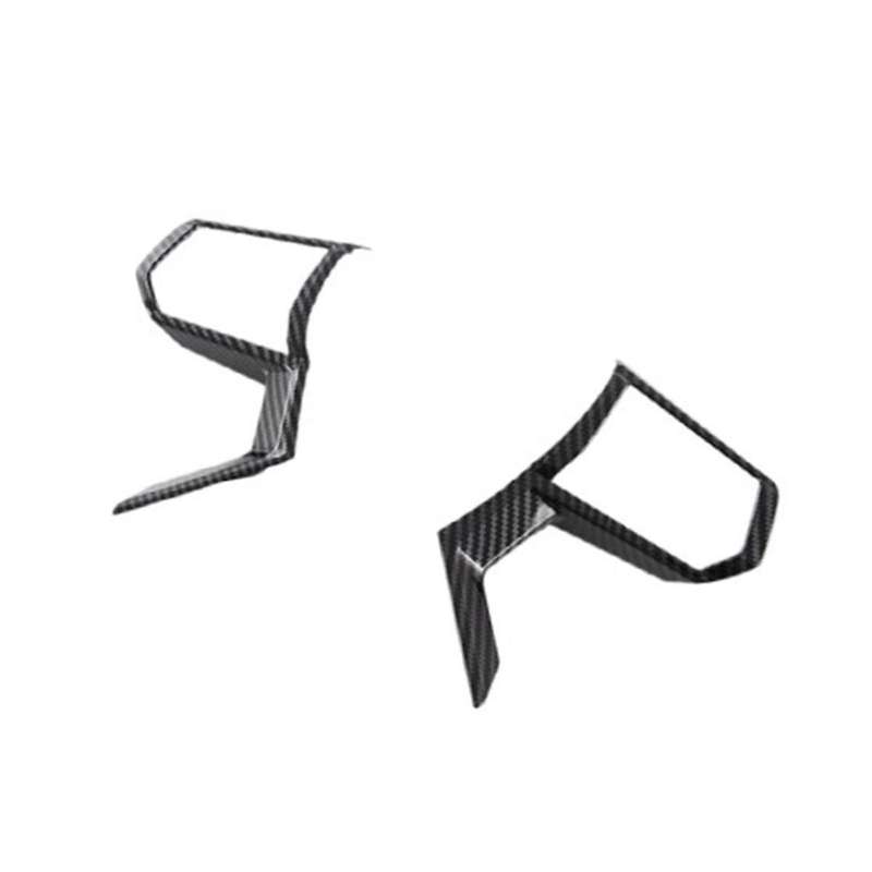 Car Abs Carbon Fiber Steering Wheel Cover Trim Sticker for 2022 2023 Car Accessories