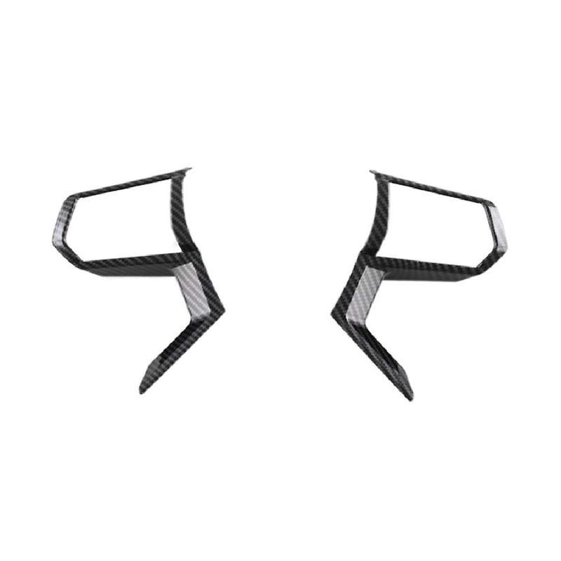 Car Abs Carbon Fiber Steering Wheel Cover Trim Sticker for 2022 2023 Car Accessories