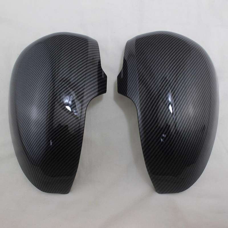 Car ABS Carbon Fiber Rearview Mirror Cover Cap Side Turn Signal Mirror Cover for Prius 2010-2015