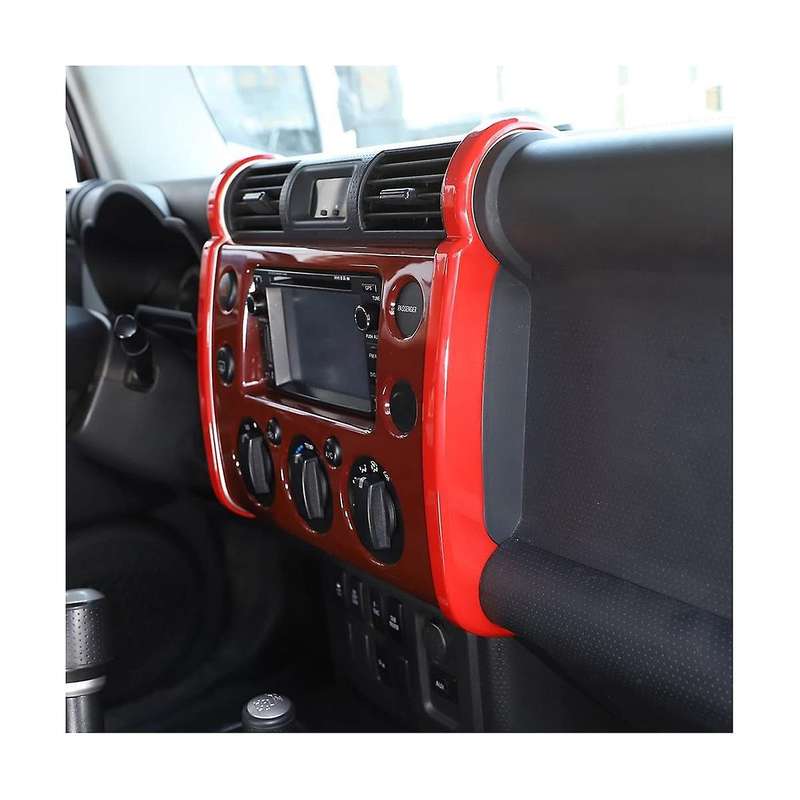 Car Abs Center Console Navigation Side Trim Strip Fit, Dashboard Navigation Side Decorative Strip C