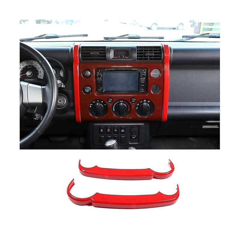 Car Abs Center Console Navigation Side Trim Strip Fit, Dashboard Navigation Side Decorative Strip C