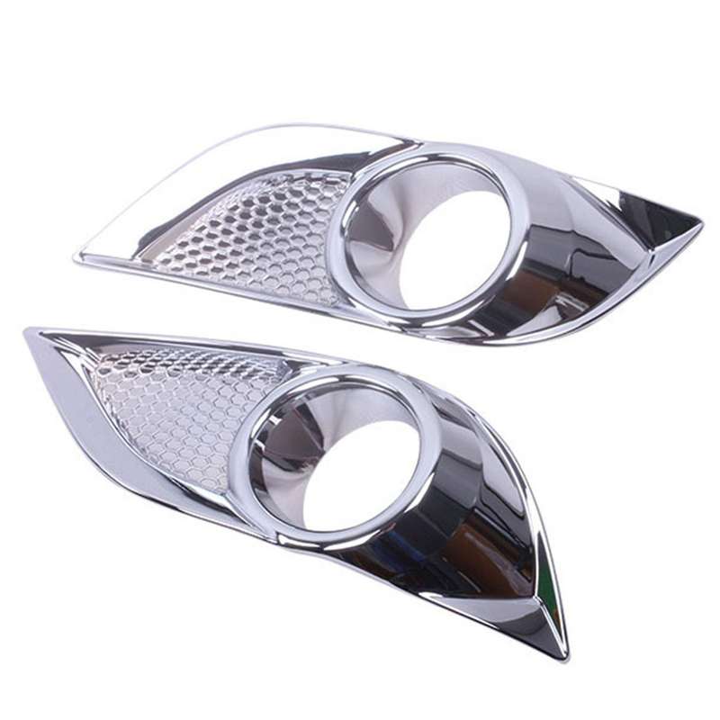 Car ABS Chrome Front Fog Lamp Light Decoration Cover Trim for BT50 2012-2017