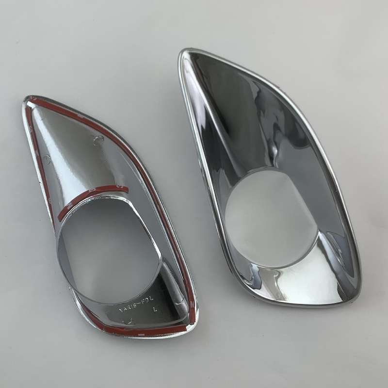Car ABS Chrome Front Fog Light Lamp Cover Trim Decoration for Vios 2008-2013