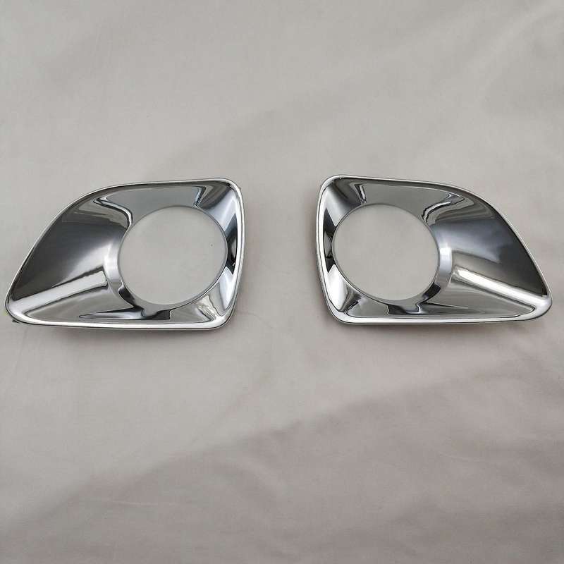 Car ABS Chrome Front Fog Lamp Cover Trim Decoration for NAVARA NP300 2015-2019