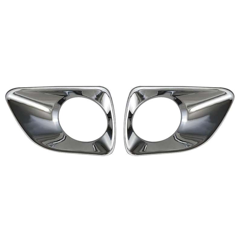 Car ABS Chrome Front Fog Lamp Cover Trim Decoration for NAVARA NP300 2015-2019