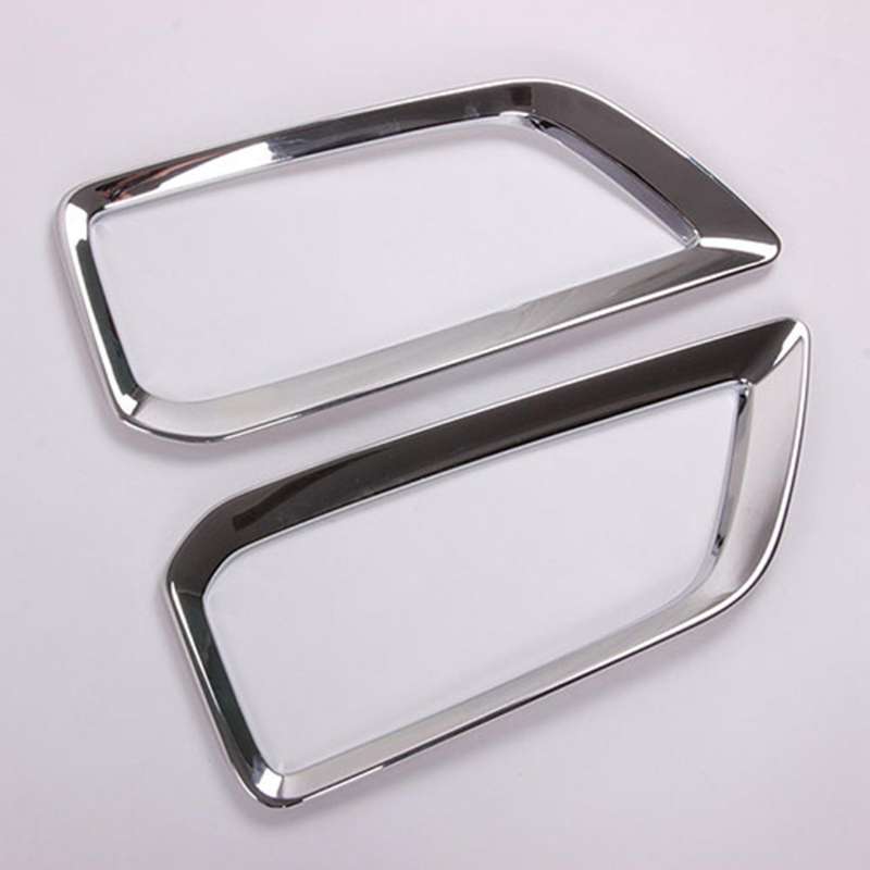 Car ABS Chrome Front Fog Lamp Light Protect Cover Trim Accessories for Encino 2018 2019
