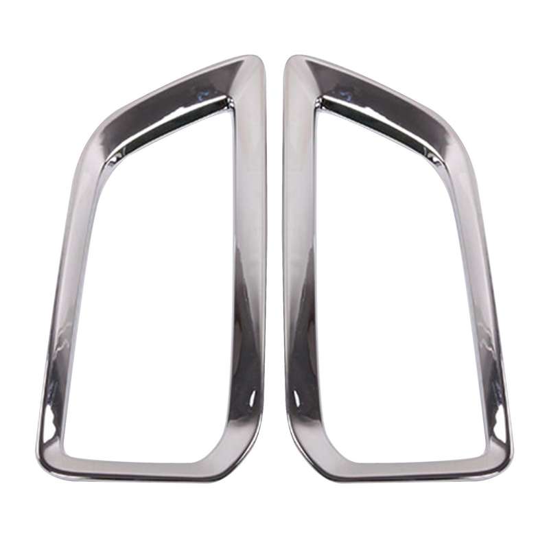 Car ABS Chrome Front Fog Lamp Light Protect Cover Trim Accessories for Encino 2018 2019