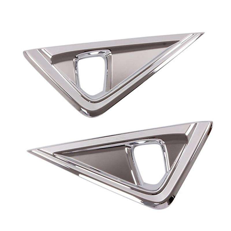 Car ABS Chrome External Front Foglight Lamp Cover Trim Fog Light for Alphard Vellfire 2018-2020 Car