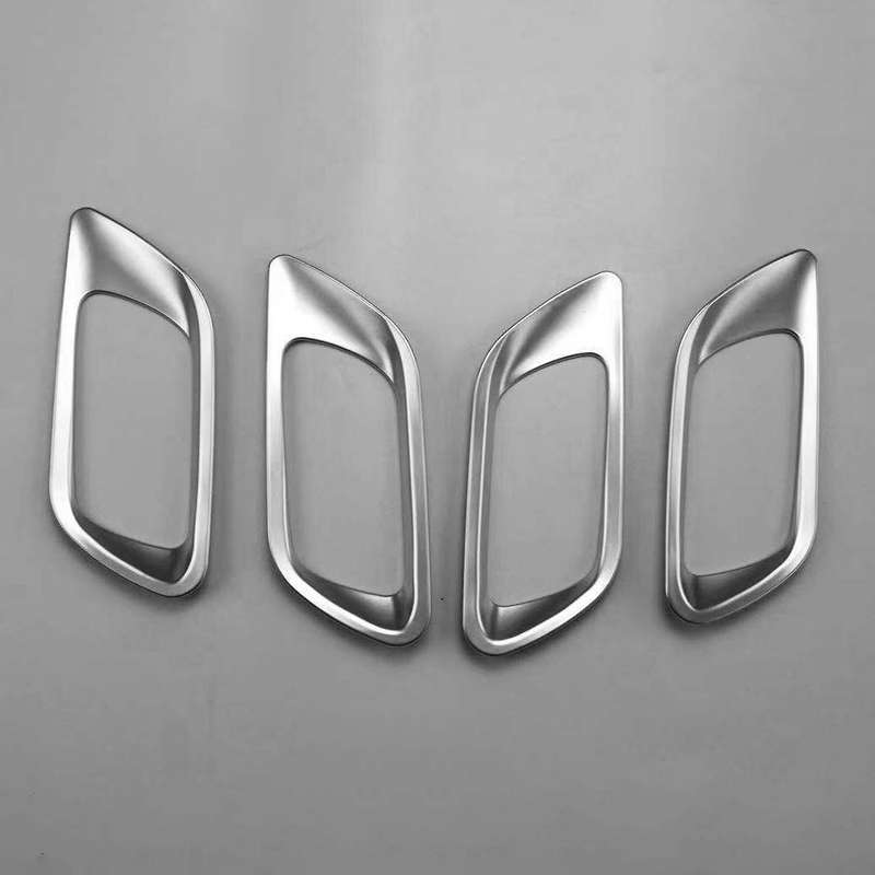 Car ABS Chrome Interior Door Pull Handle Frame Cover Trim for Fit Jazz 2014-2018