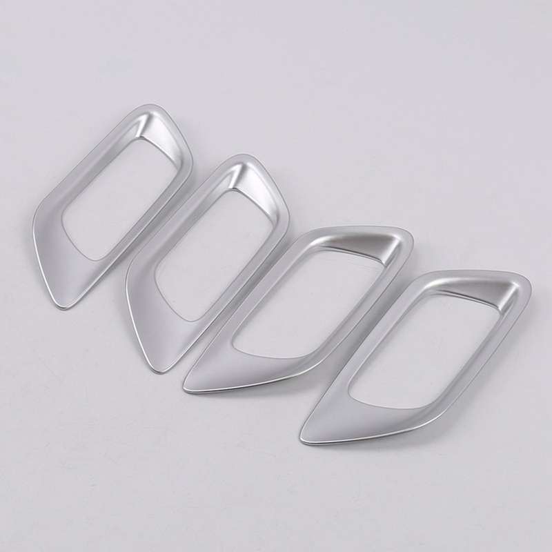 Car ABS Chrome Interior Door Pull Handle Frame Cover Trim for Fit Jazz 2014-2018