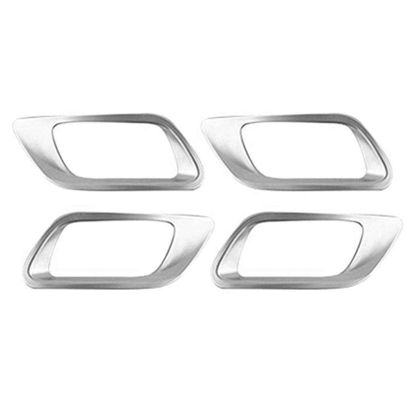Car ABS Chrome Interior Door Pull Handle Frame Cover Trim for Fit Jazz 2014-2018