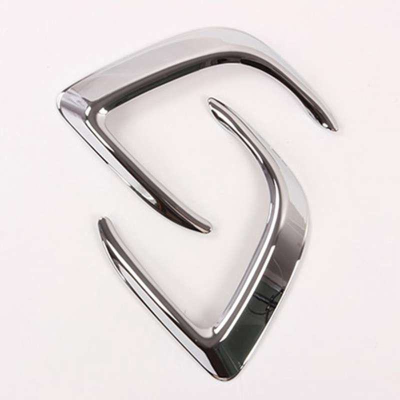 Car ABS Chrome Head Front Fog Light Lamp Sticker Cover Trim for ASX 2013 2014 2015