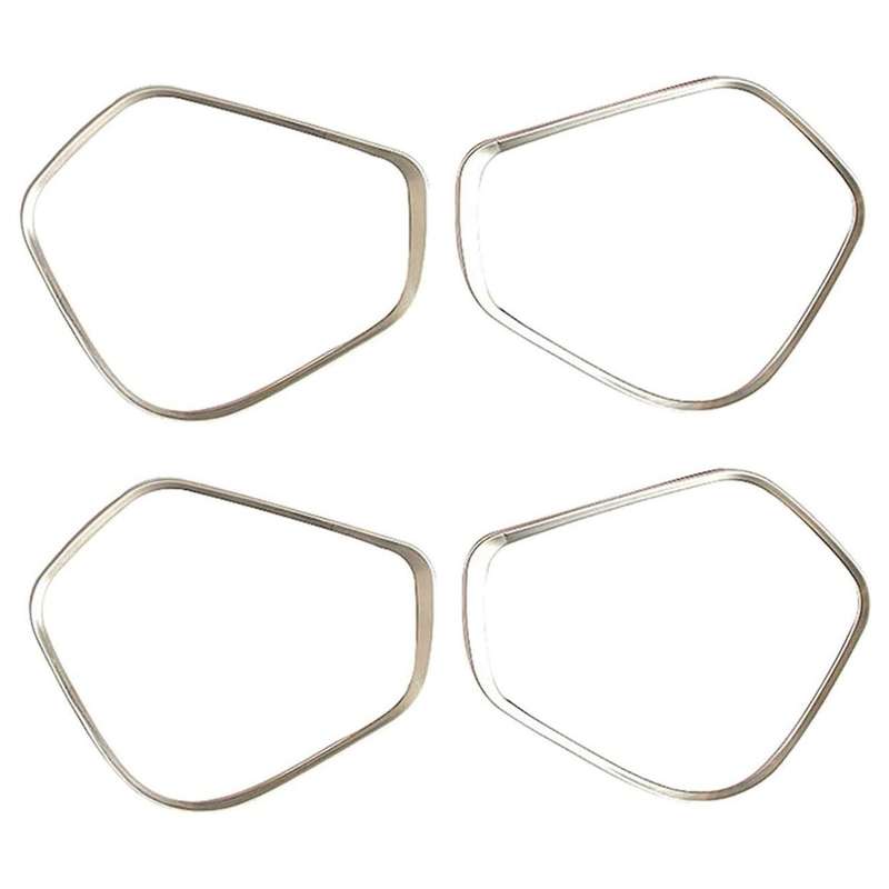 Car ABS Chrome Inner Door Stereo Speaker Ring Audio Sound Decoration Cover Tirm for FitJazz 2014-202