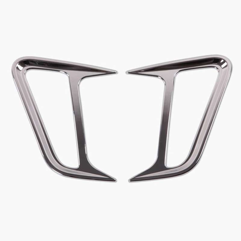 Car ABS Chrome Front Side Turn Signal Light Fog Lamp Cover Trim for Encino 2017-2019 Accessories