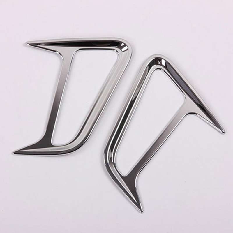 Car ABS Chrome Front Side Turn Signal Light Fog Lamp Cover Trim for Encino 2017-2019 Accessories