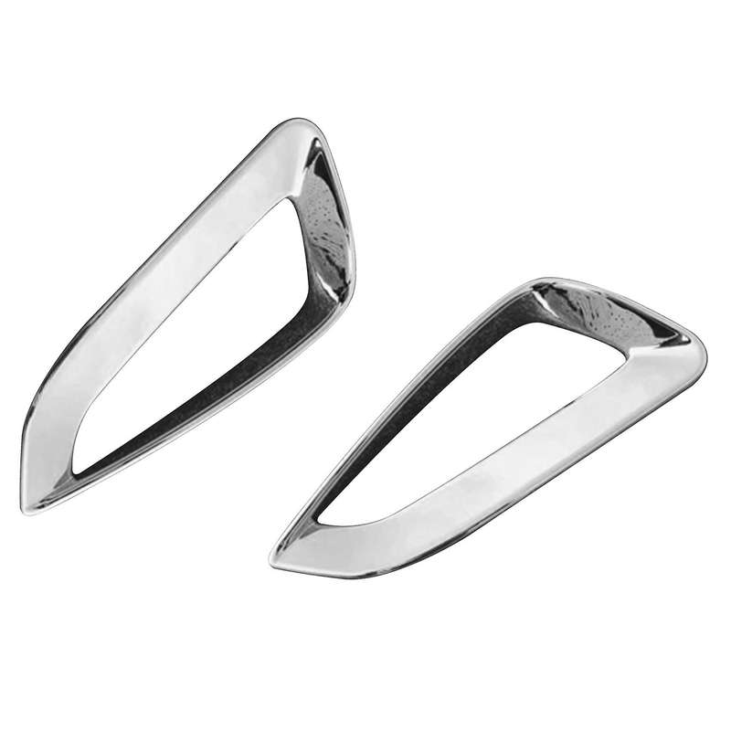 Car ABS Chrome Rear Bumper Fog Lamp Cover Decoration Cover Trim for Yaris 2020 2021 Accessories